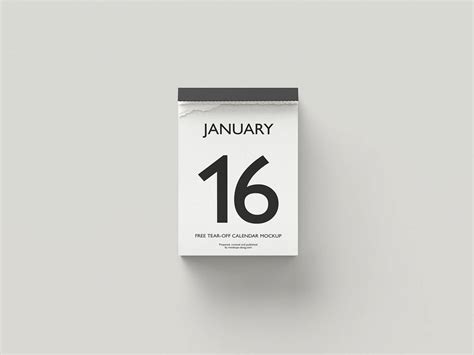 Tear-Off Calendar