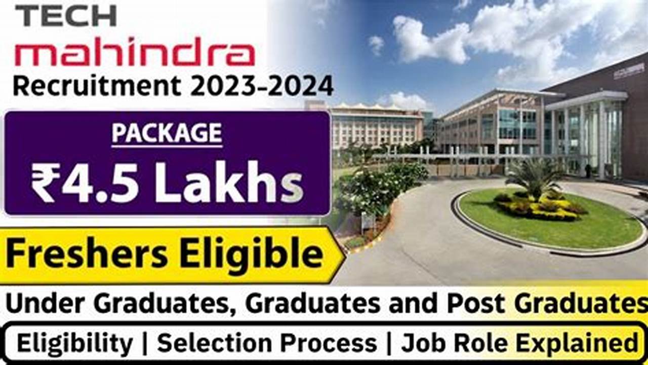 Tech Mahindra Jobs 2024