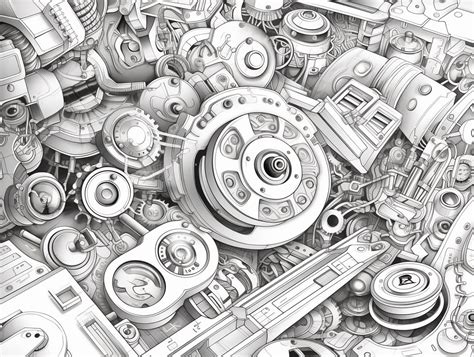 Tech and Gadget Coloring Sheets