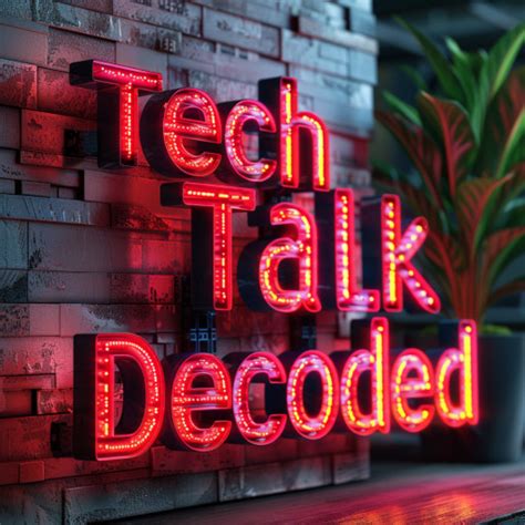 Tech Talk Decoded