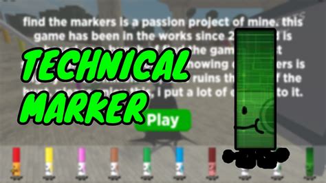 Technical Marker - Roblox