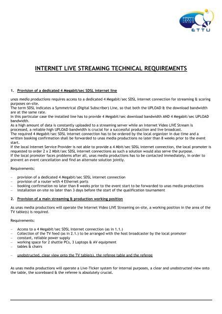 Technical Requirements