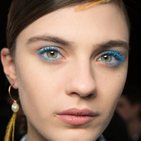 Technicolor eye makeup