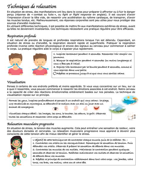 Techniques de Relaxation