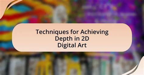 Techniques for Achieving Depth