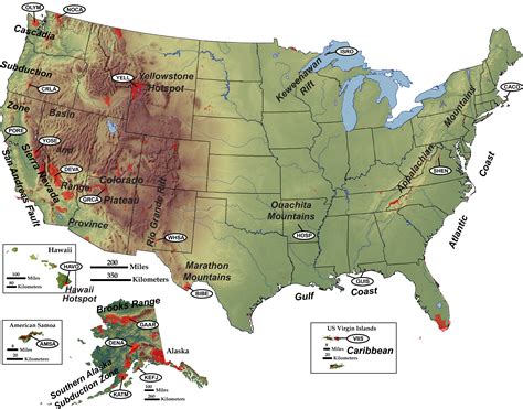 North American Plate Tectonic Boundary Map and Movements Earth How