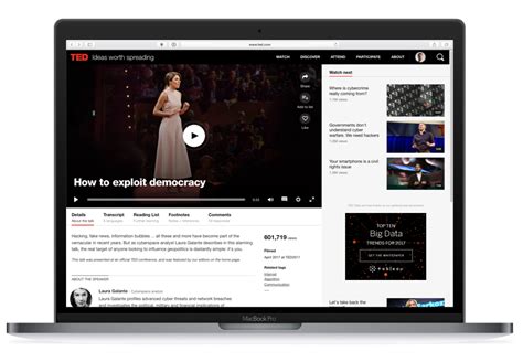 Ted Talks Web Design