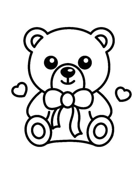 Teddy Bear Color Page