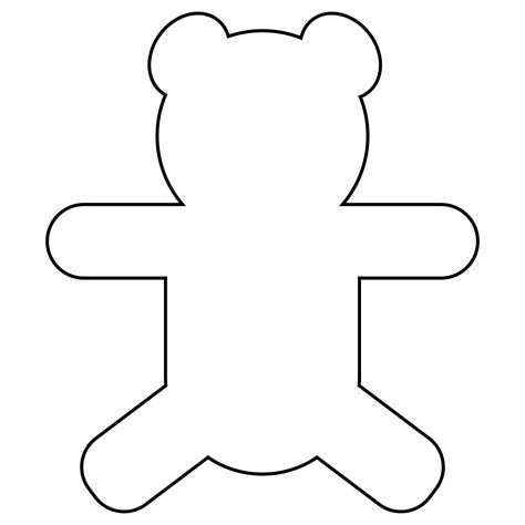 Teddy Bear Templates Free Printable