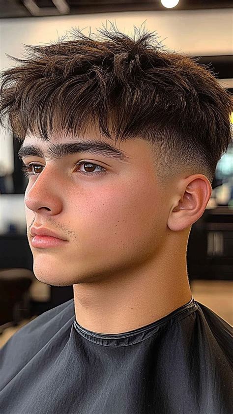 Teen Boy with Textured Top