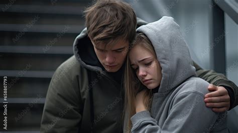 Teen Dealing With Sadness