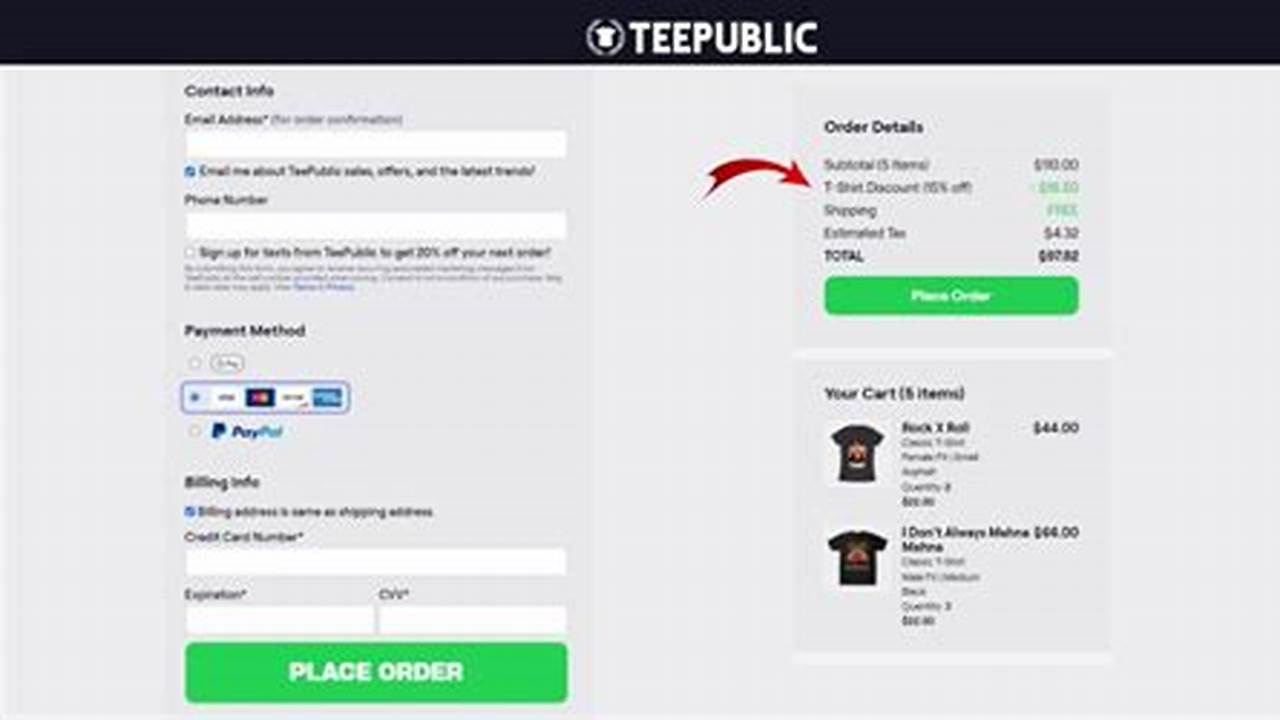 Teepublic Free Shipping Code 2024