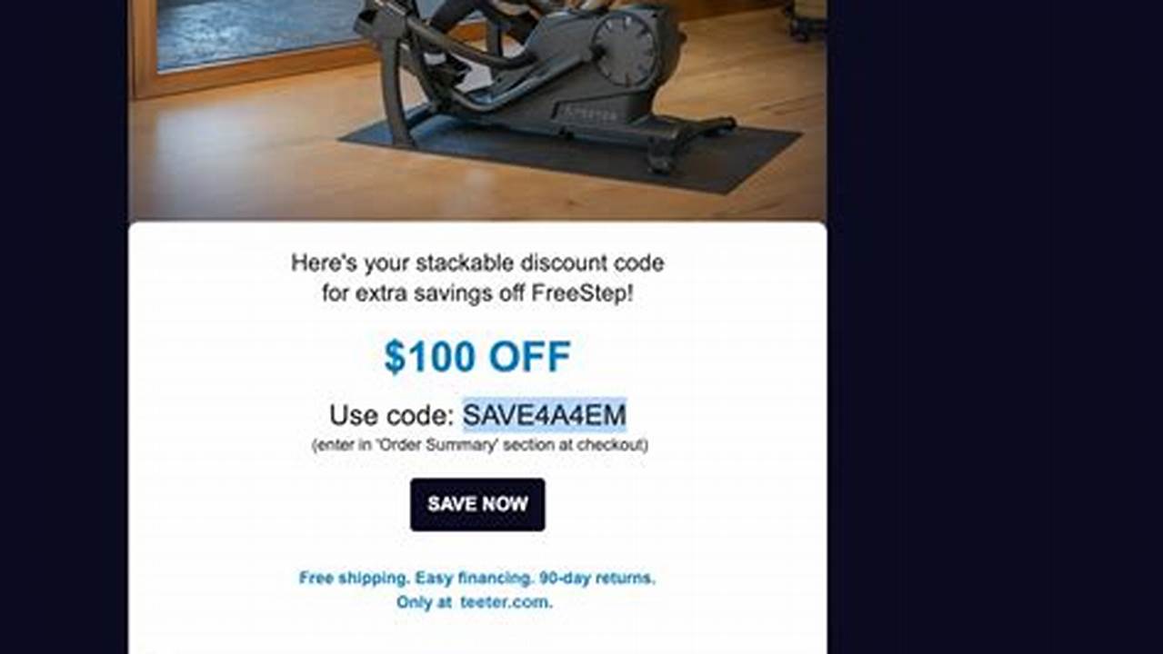 Teeter Promo Code 2024