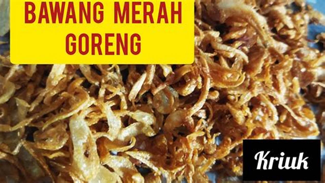 Teknik Menggoreng, Resep