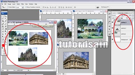 Teknik Memotong dan Menggabungkan Gambar di Photoshop CS3
