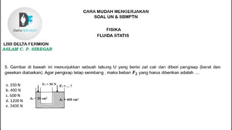 Teknik Mengerjakan Soal UN Fisika dengan Efektif dan Efisien