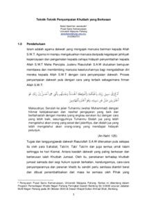 Teknik Penyampaian Proposal yang Efektif