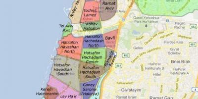 Tel AvivYafo Israel Map