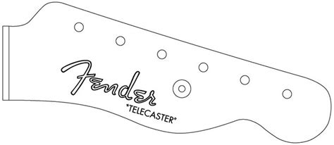 Telecaster Headstock Template