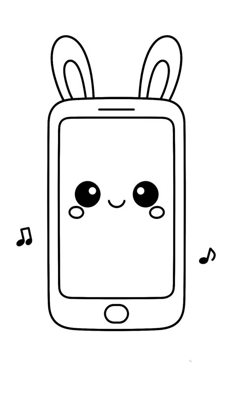 Telefoon Kleurplaat