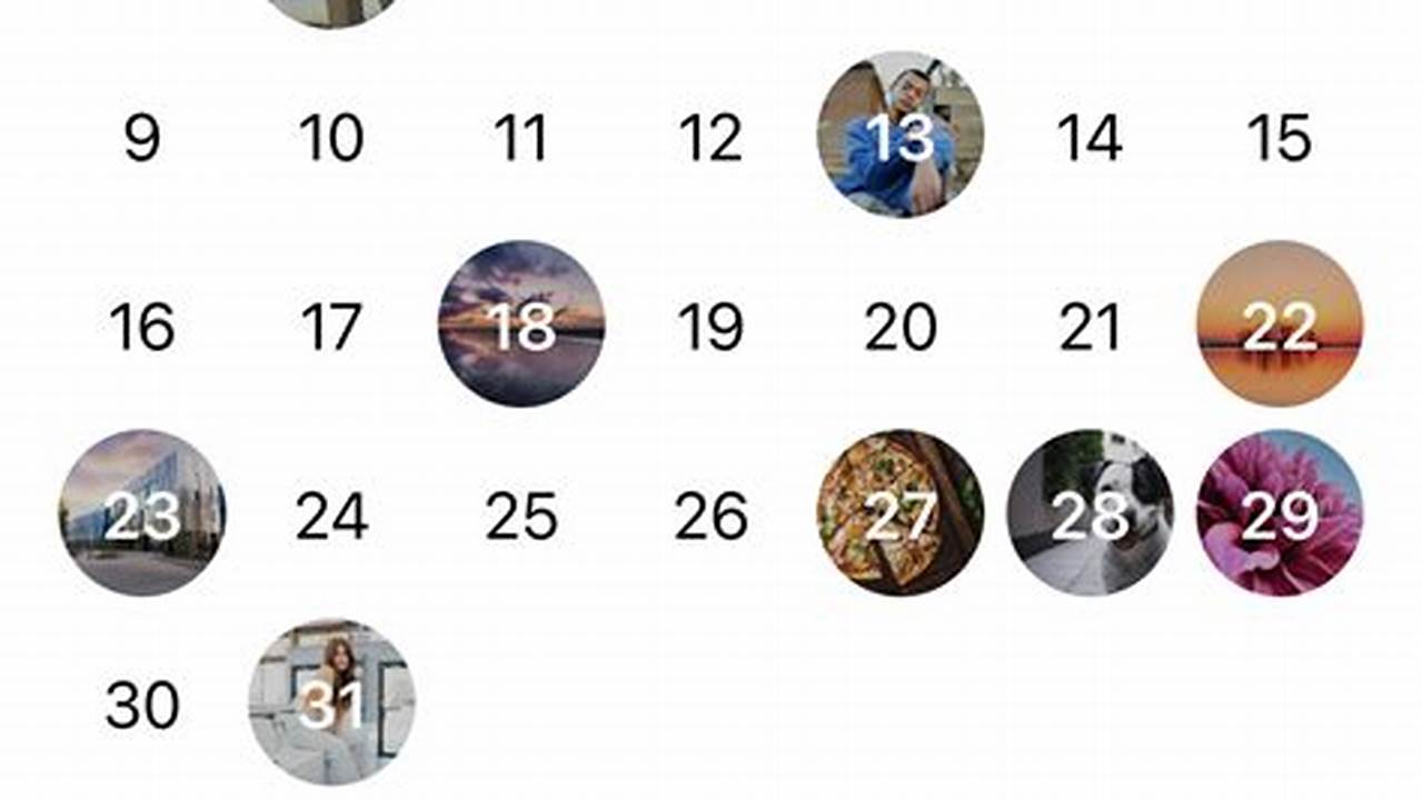 Telegram Calendar View