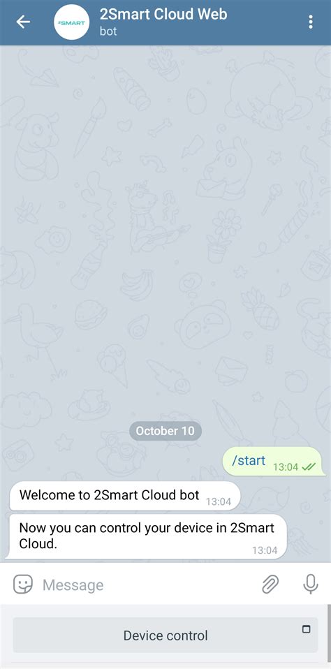 Antarmuka Bot Telegram dengan berbagai fitur dan fungsi