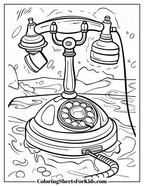 Telephone Coloring Pages