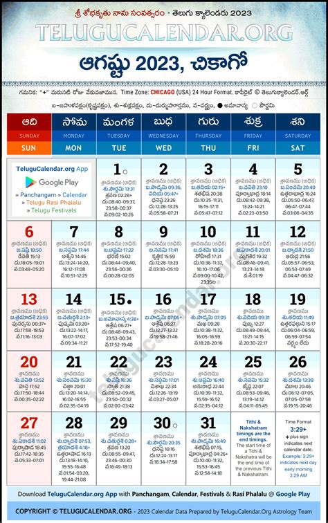 Telugu Calendar 2020 March PDF Print with Festivals & Holidays List