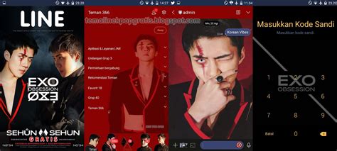 Tema Line Gratis Exo
