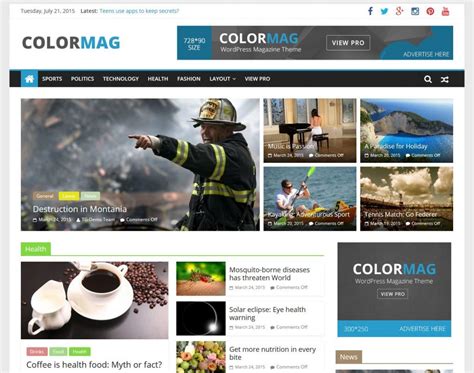 Tema Wordpress Magazine Gratis