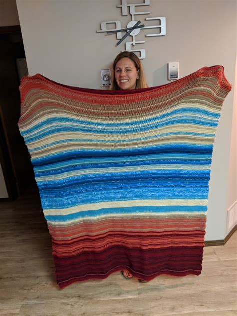 Temperature Blanket Knit Pattern