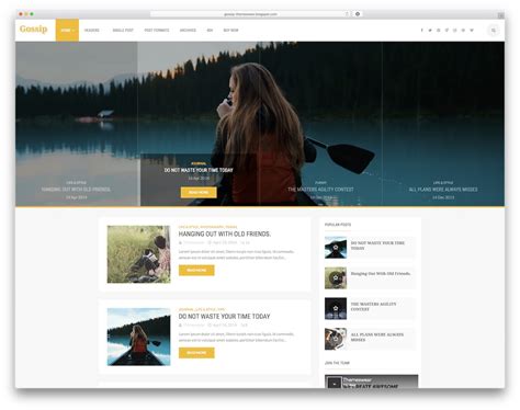 Template Blogger For Video