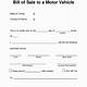 Template For Bill Of Sale For Vehicle