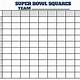 Template For Football Squares