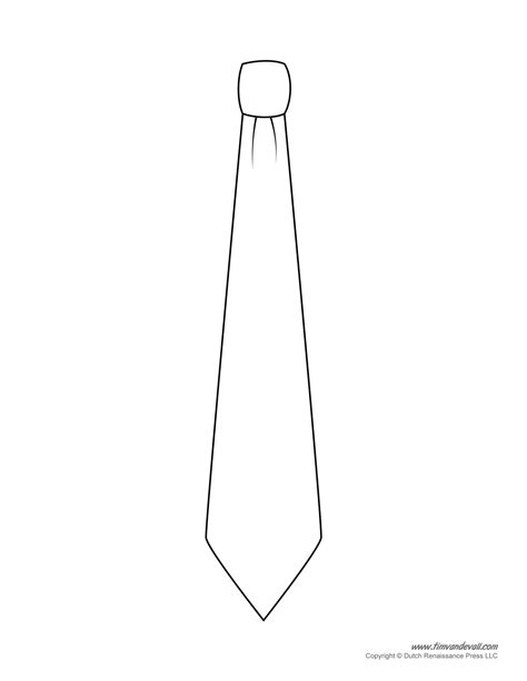 Template For Tie