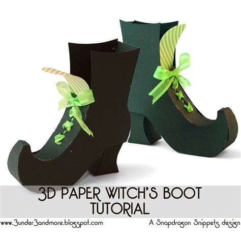 Template For Witches Shoes