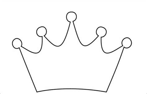 Template Of A Crown