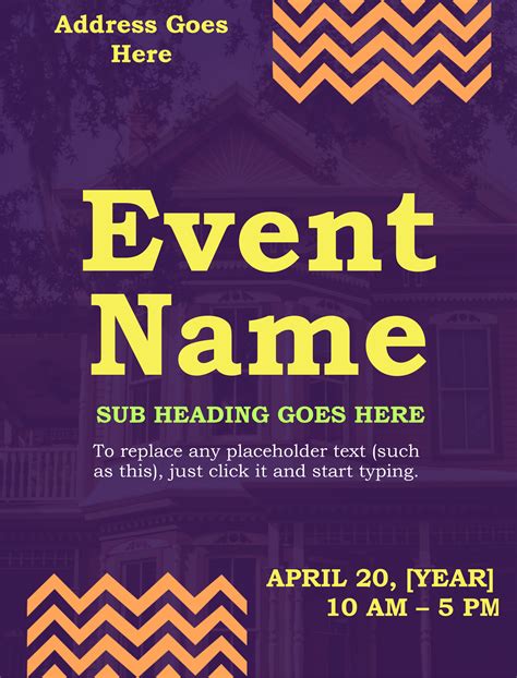 Template To Make A Flyer