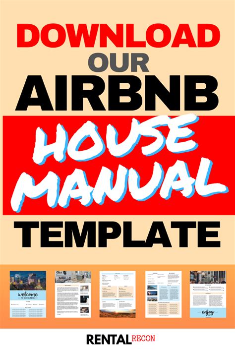 Template For Airbnb House Manual