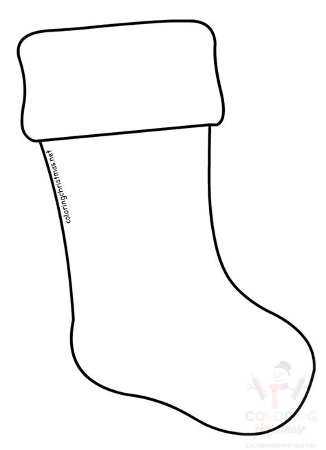 Template For Christmas Stocking