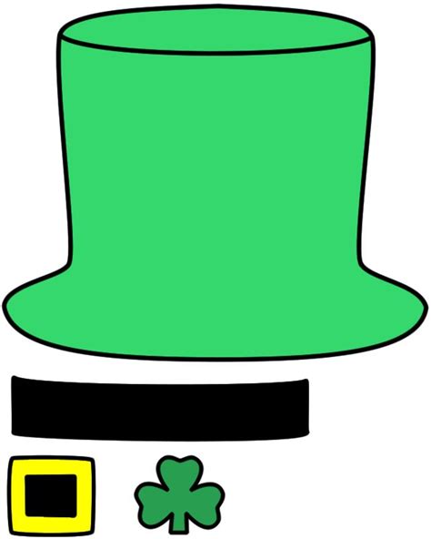 Template For Leprechaun Hat