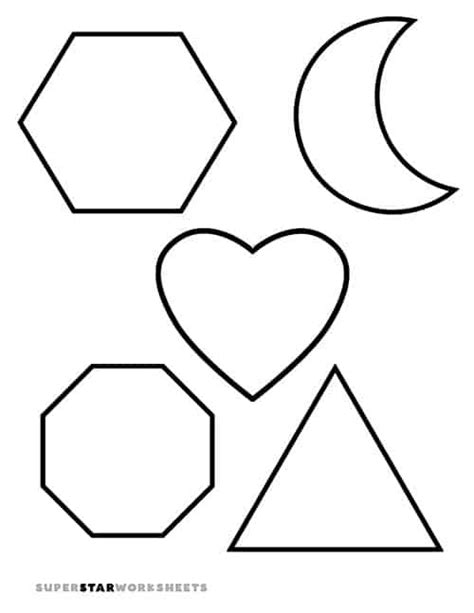 Template Free Printable Shapes