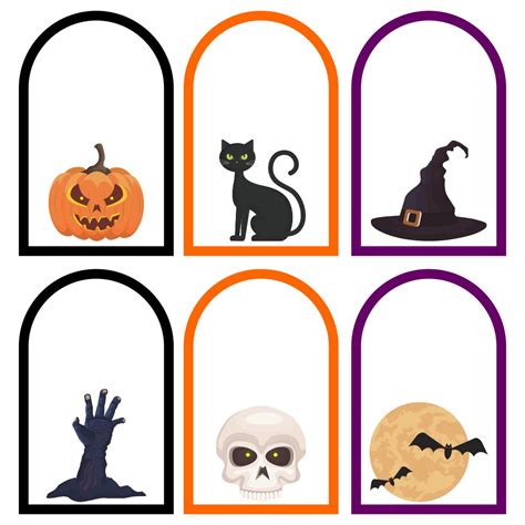 Template Halloween Tags Printable Free