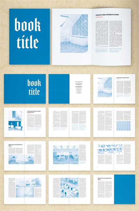 Template Indesign Book Free