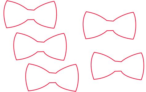 Template Printable Printable Bow Tie Pattern Pdf