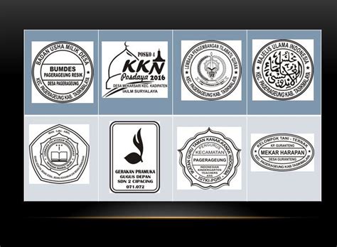 Template Stempel Cdr