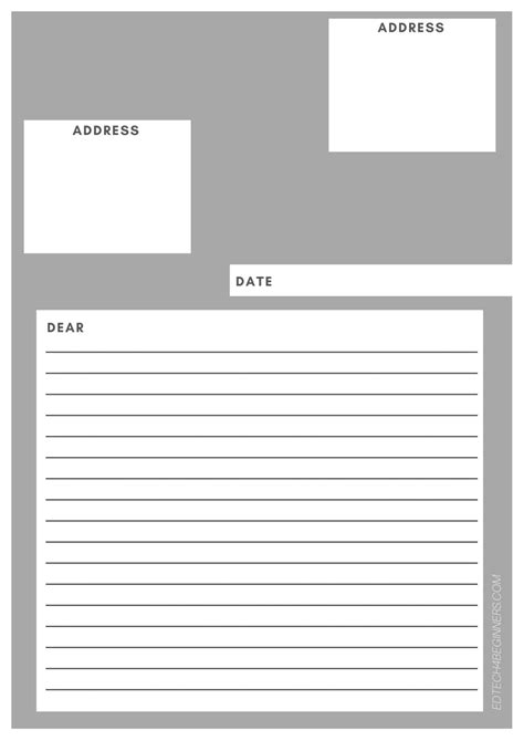 Templates For Writing