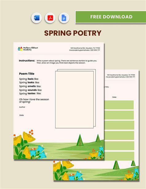 Templates For Poetry