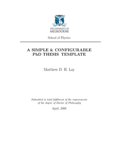 Templates Latex Thesis