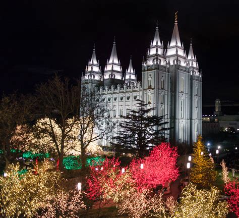 Temple Square at Night